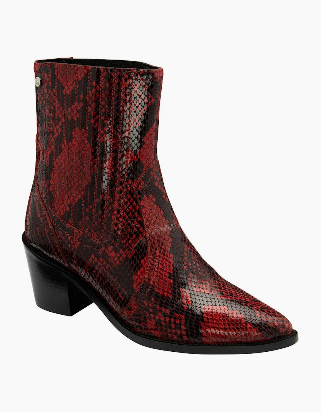 Ravel Women's Langton Womens Ankle Boots - Red - Size: 8