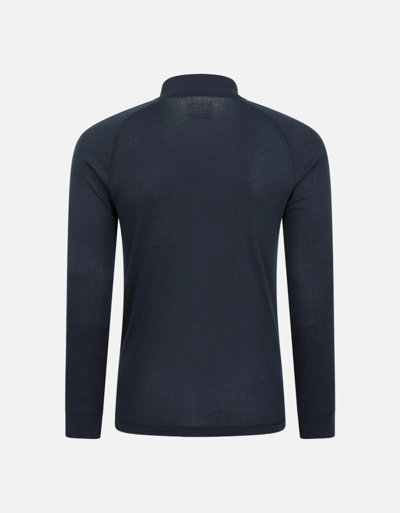 Mens Talus Zip Neck Long-Sleeved Thermal Top