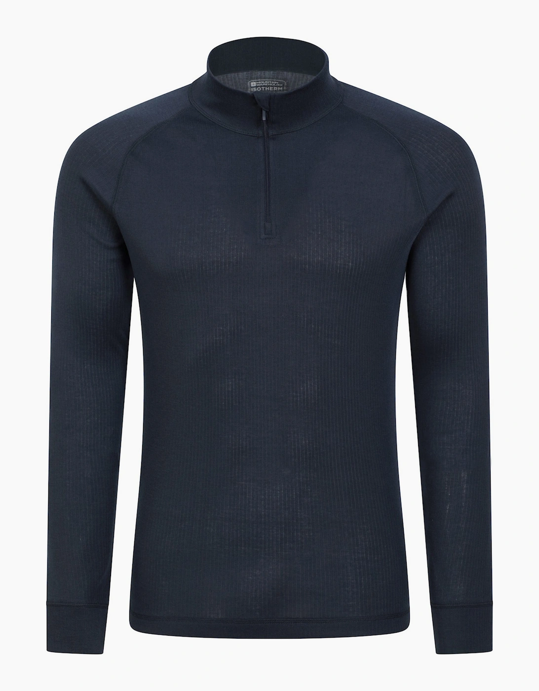 Mountain Warehouse Men's Navy Talus Zip Neck Long-Sleeved Thermal Top - Size: 4XL