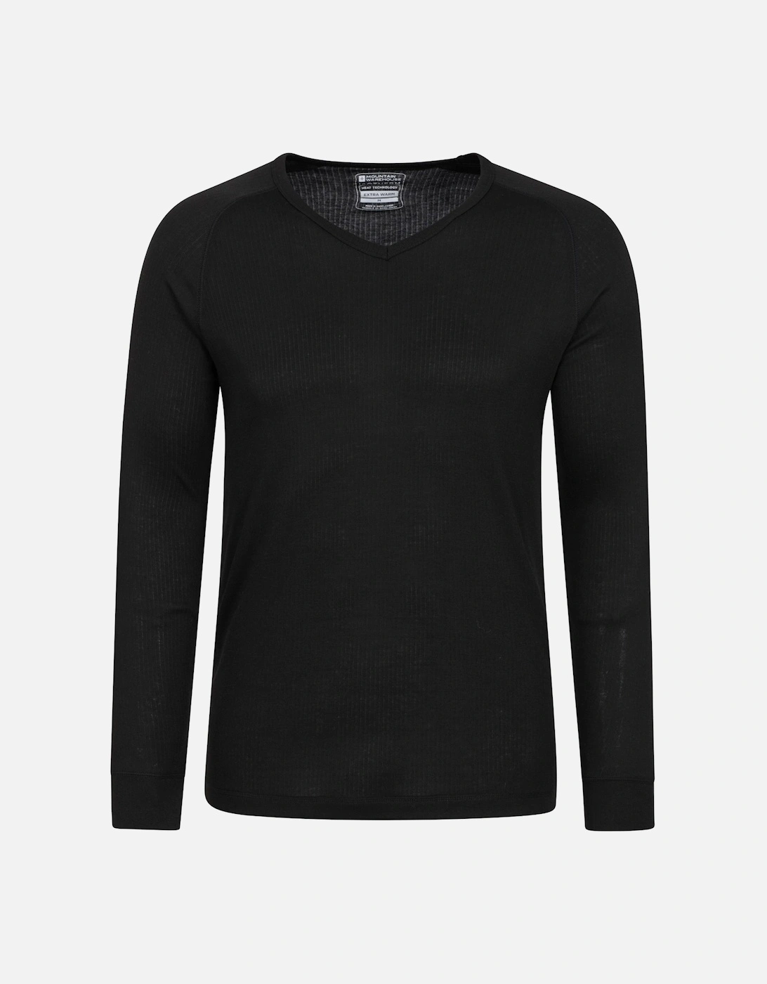 Mens Talus V Neck Thermal Top, 4 of 3