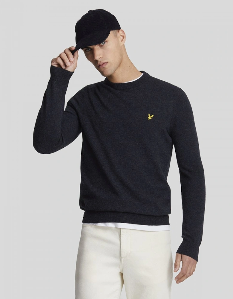 Lyle & Scott Lambswool Blend Mens Crew Neck Jumper