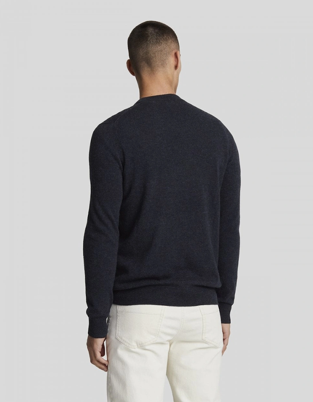 Lyle & Scott Lambswool Blend Mens Crew Neck Jumper