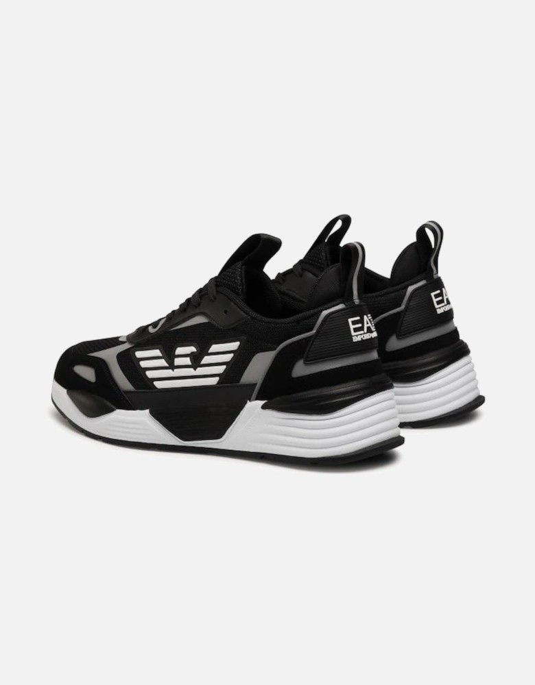 Ace Runner Mens Black/Silver Trainers