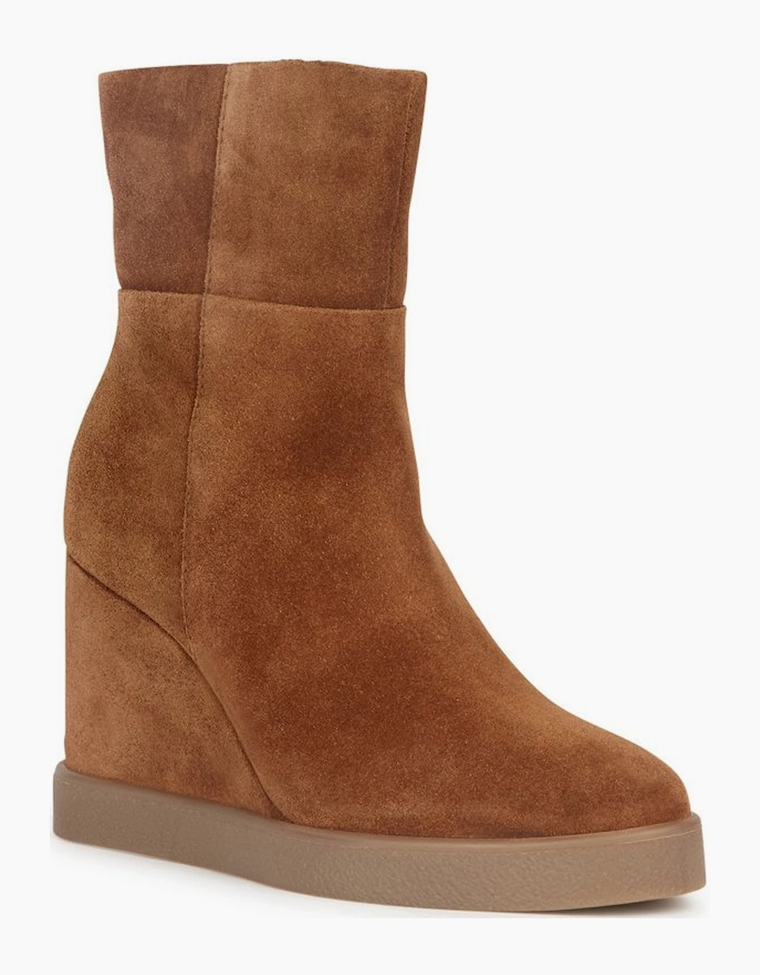 Geox Women's Brown D Eildea Wedge B Ankle Boots  5 Size 5