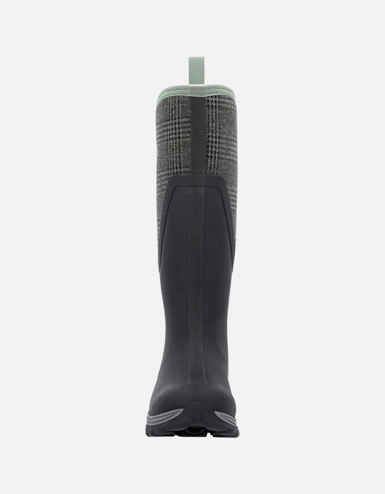 Muck Boots Arctic Sport II Tall Rubber Black/Plaid Wellington Boots