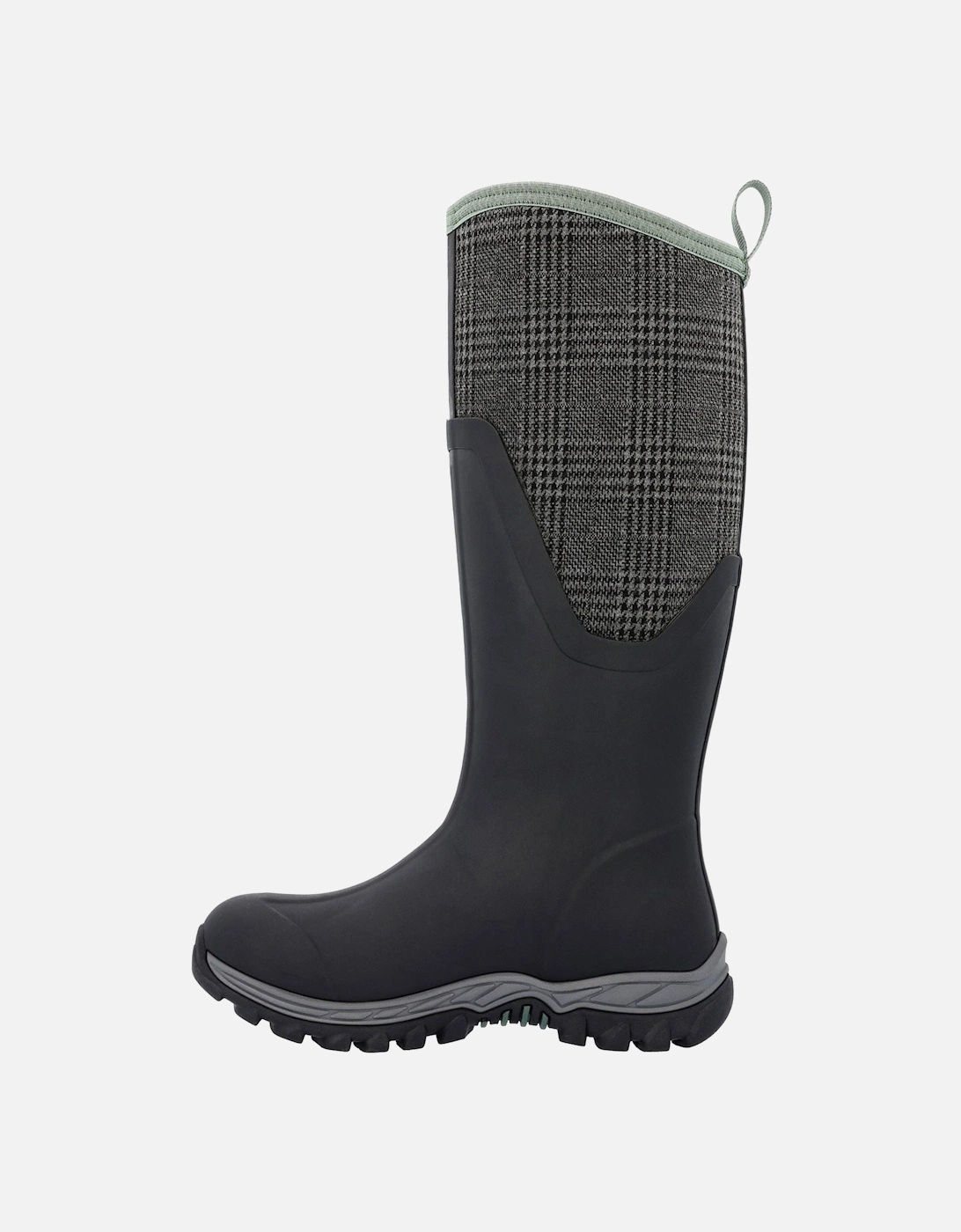 Muck Boots Arctic Sport II Tall Rubber Black/Plaid Wellington Boots