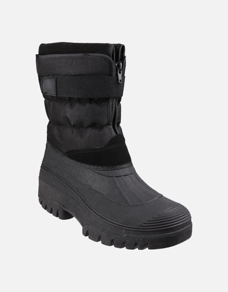 model Chase Touch Fastening and Zip up Winter Boot Female in Black