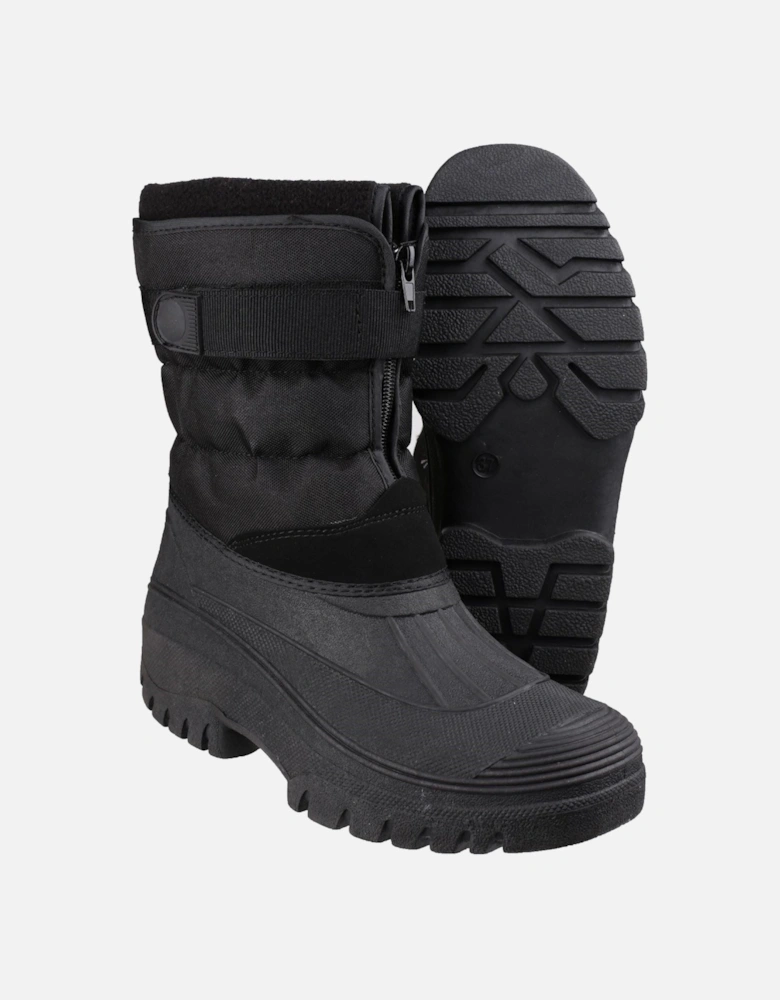 model Chase Touch Fastening and Zip up Winter Boot Female in Black