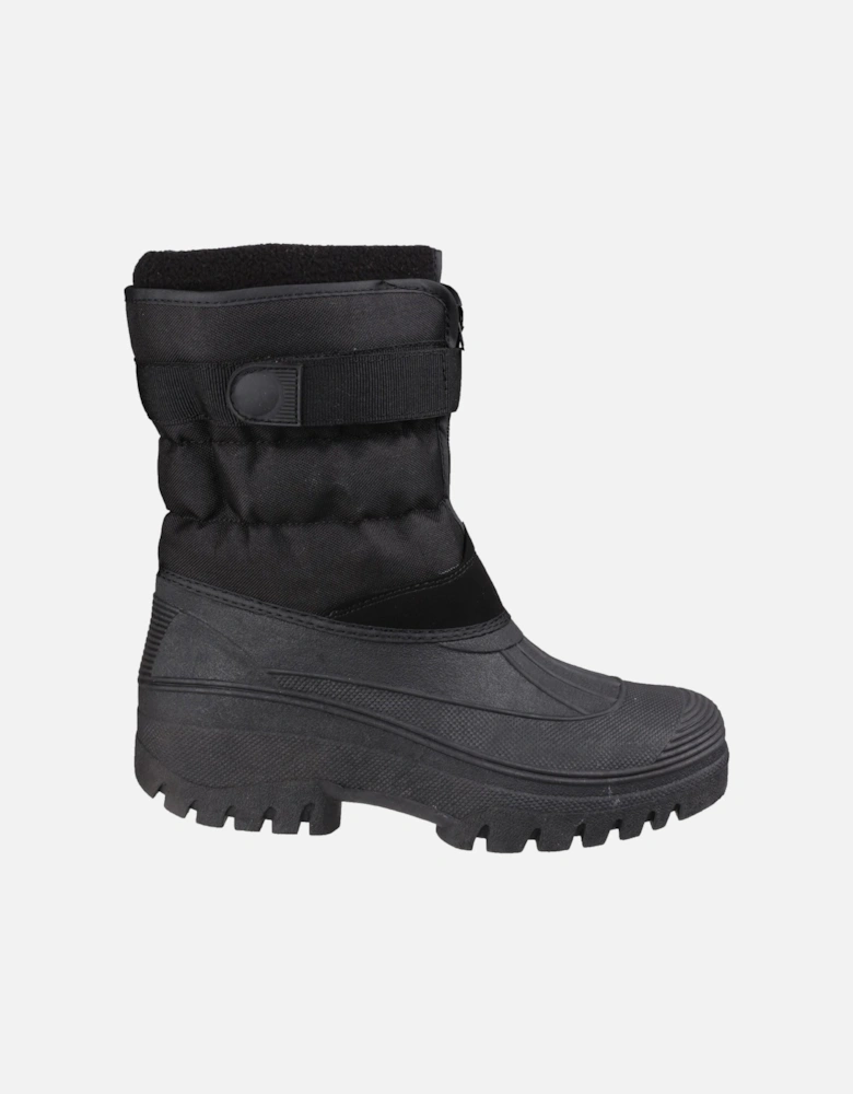 model Chase Touch Fastening and Zip up Winter Boot Female in Black