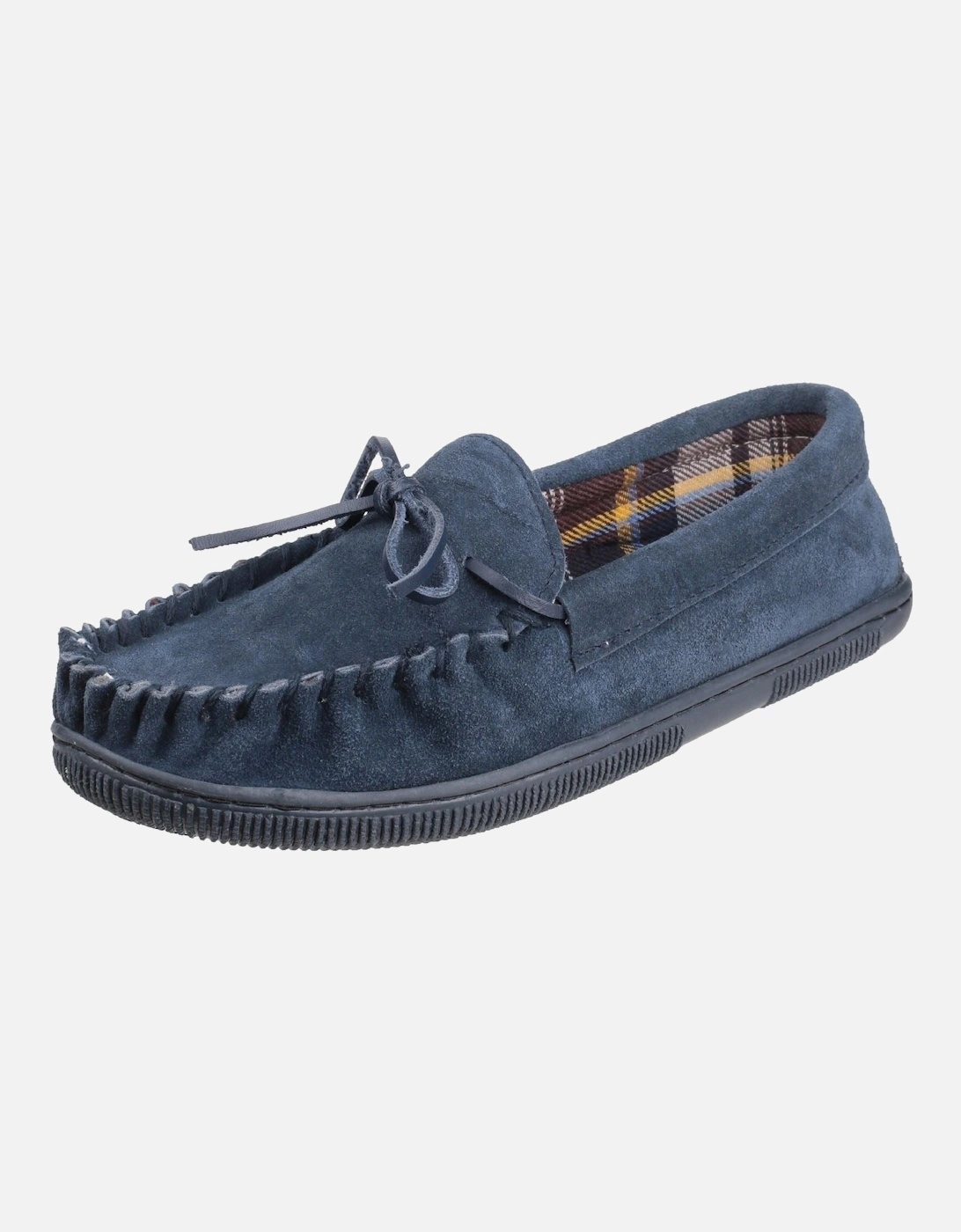 Alberta Suede Men's Navy Slippers