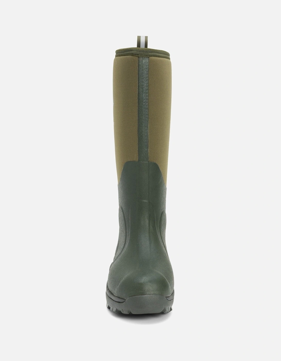 Muck Boots model Arctic Sport Pull On Wellington Boot Unisex in Moss/Moss