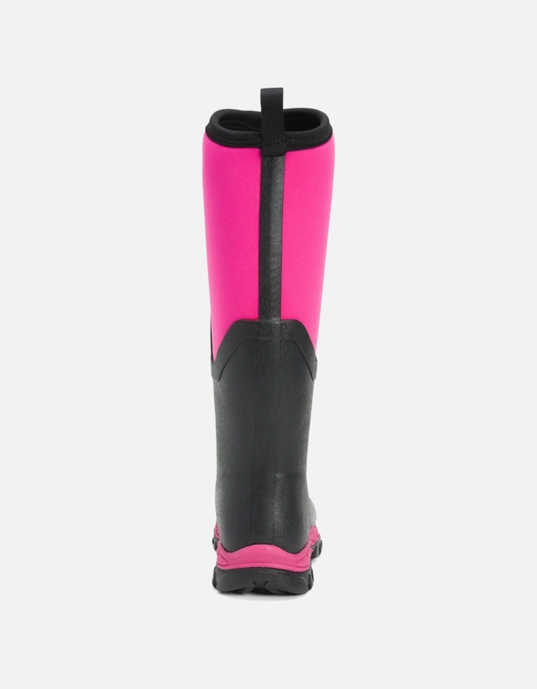 Muck Boots Arctic Sport II Tall Rubber Black/Pink Wellington Boots