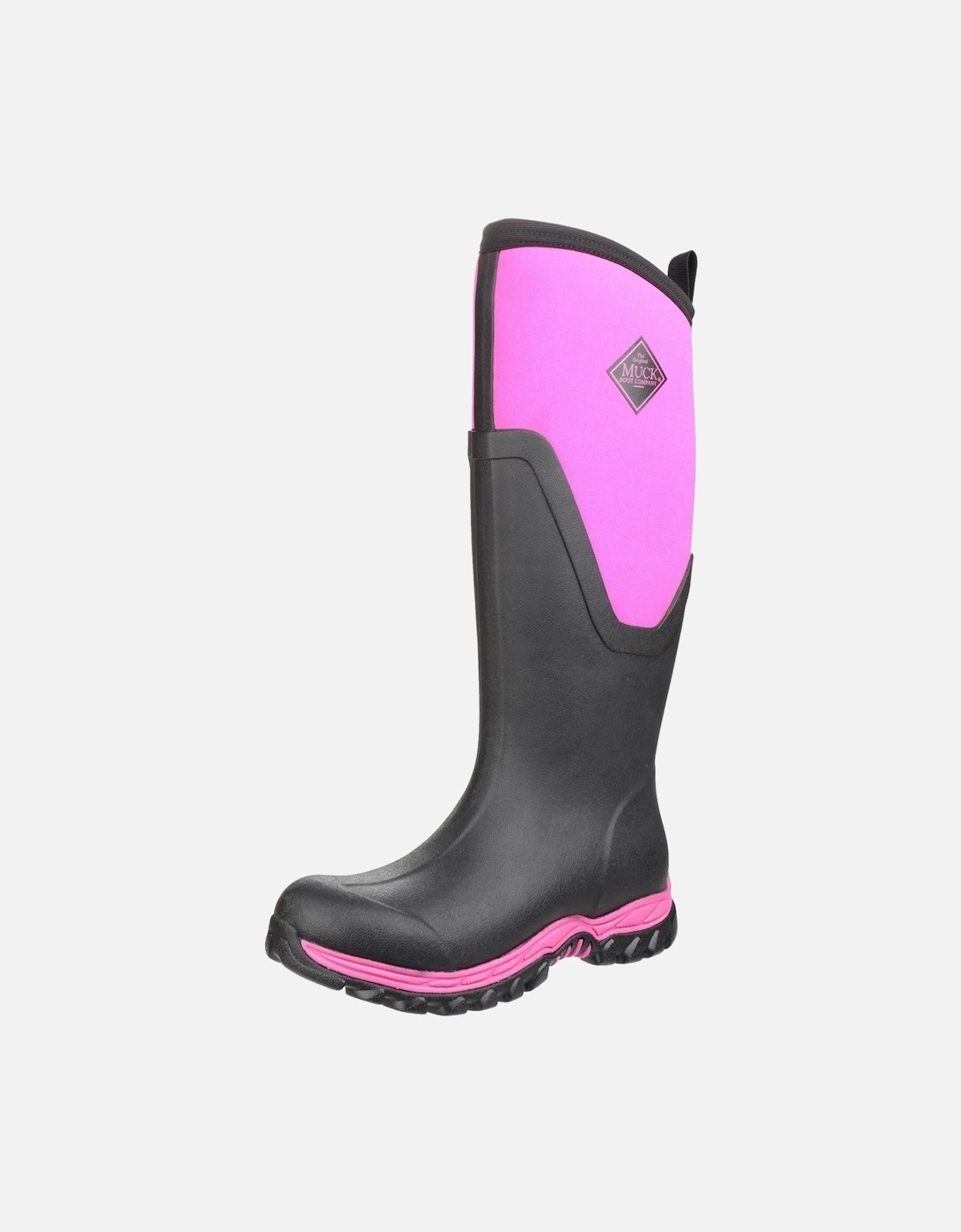 Muck Boots Arctic Sport II Tall Rubber Black/Pink Wellington Boots