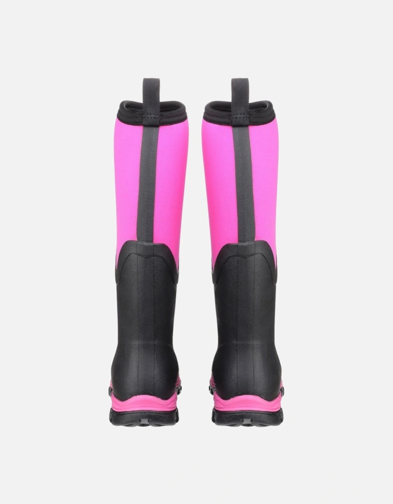 Muck Boots Arctic Sport II Tall Rubber Black/Pink Wellington Boots