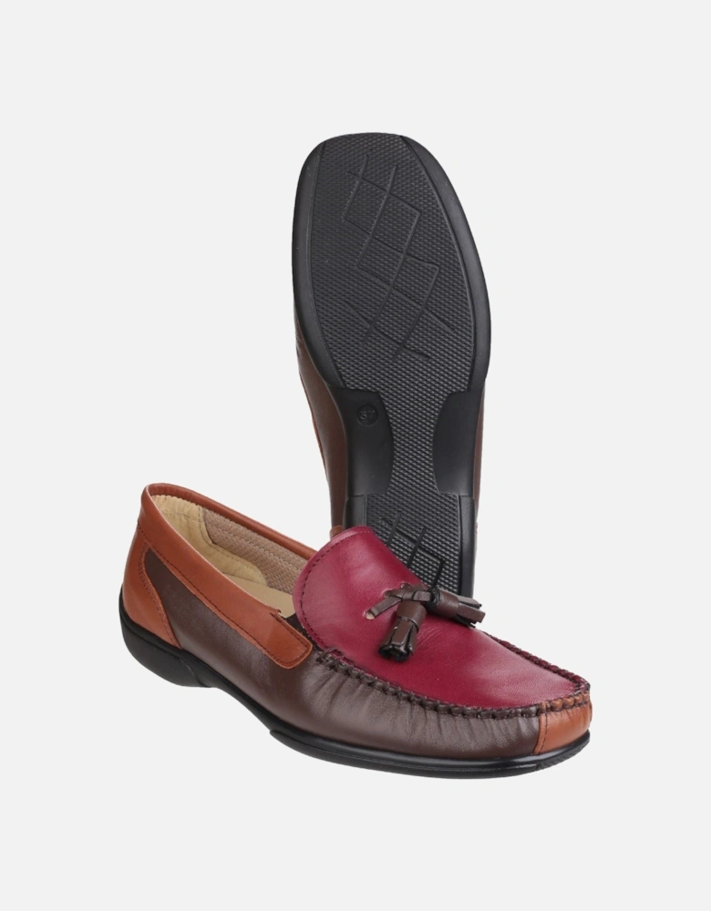 model Biddlestone Loafer Shoe Female in Chestnut/Tan/Wine