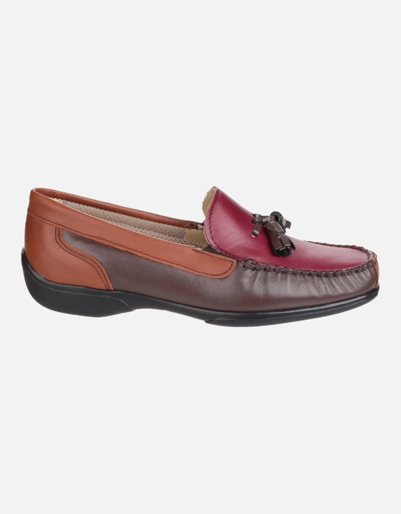 Biddlestone Leather Women's Chestnut/Tan/Wine Loafers