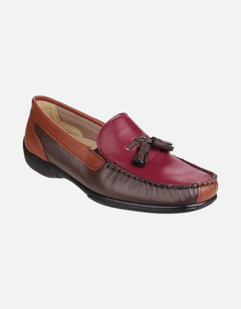 model Biddlestone Loafer Shoe Female in Chestnut/Tan/Wine