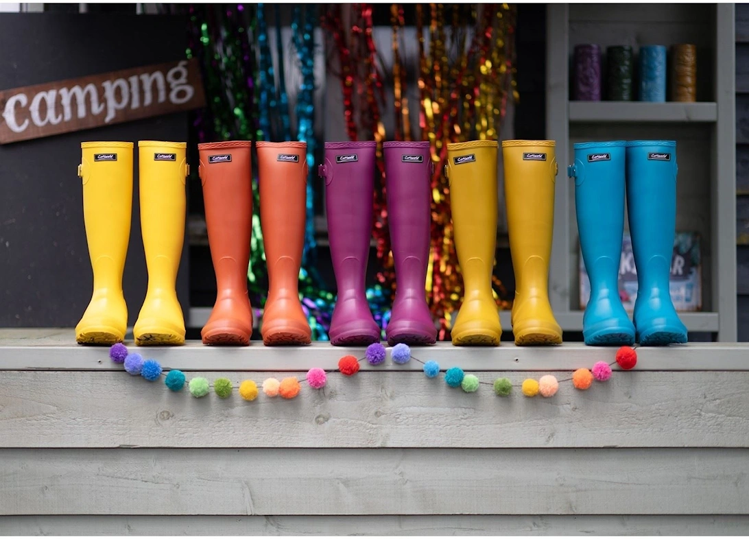 Sandringham PVC Turquoise Wellington Boots