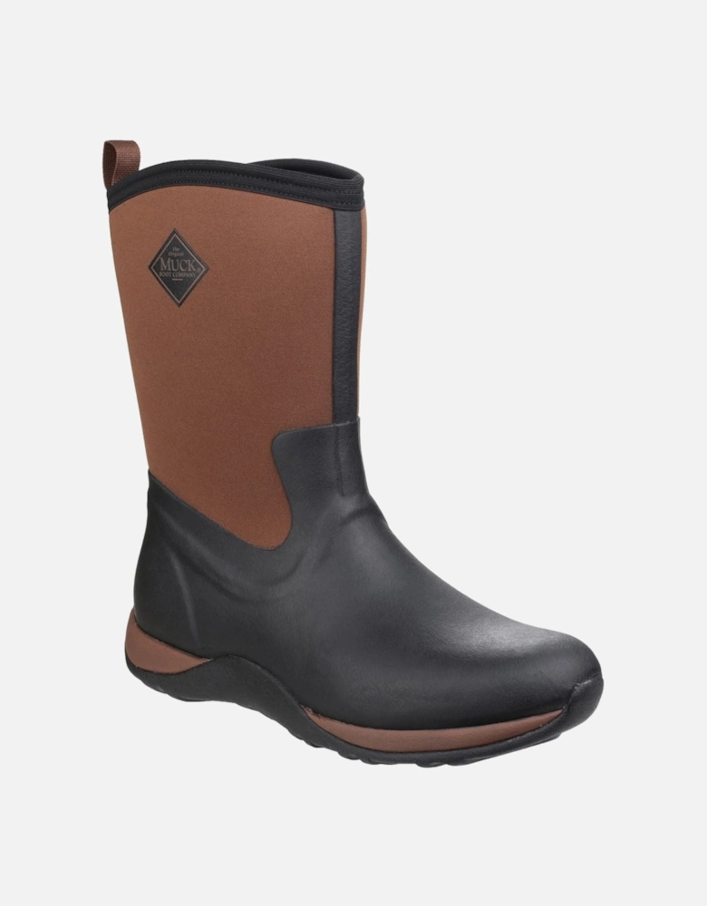 Muck Boots Arctic Weekend Rubber Black/Tan Wellington Boots