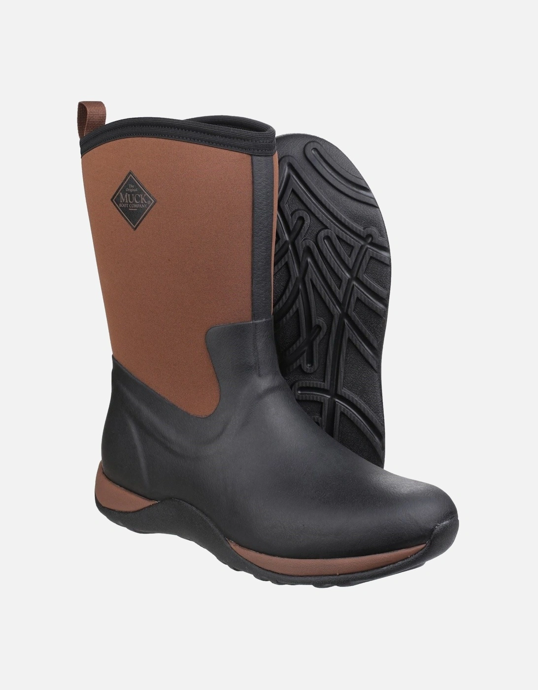 Muck Boots Arctic Weekend Rubber Black/Tan Wellington Boots