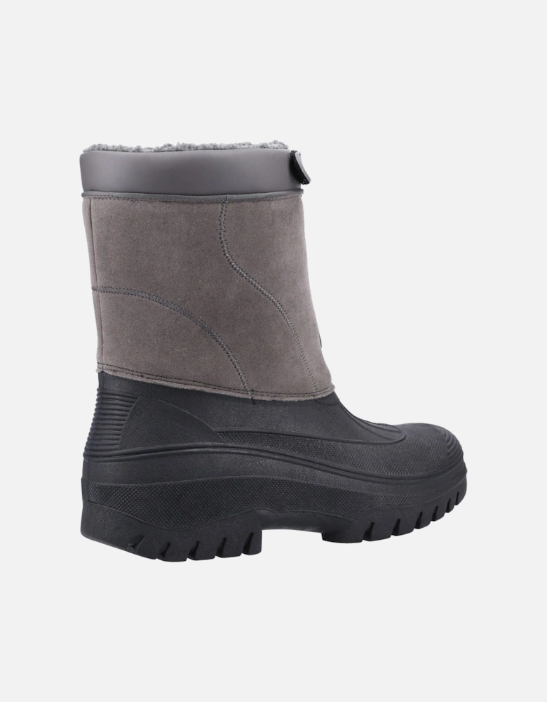 Venture Synthetic Grey Wellington Boots