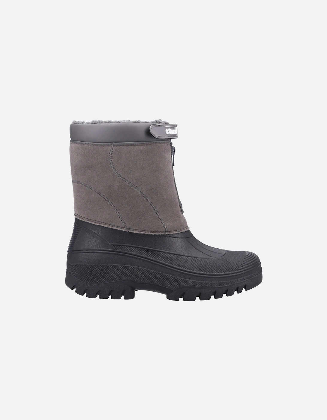 Venture Synthetic Grey Wellington Boots