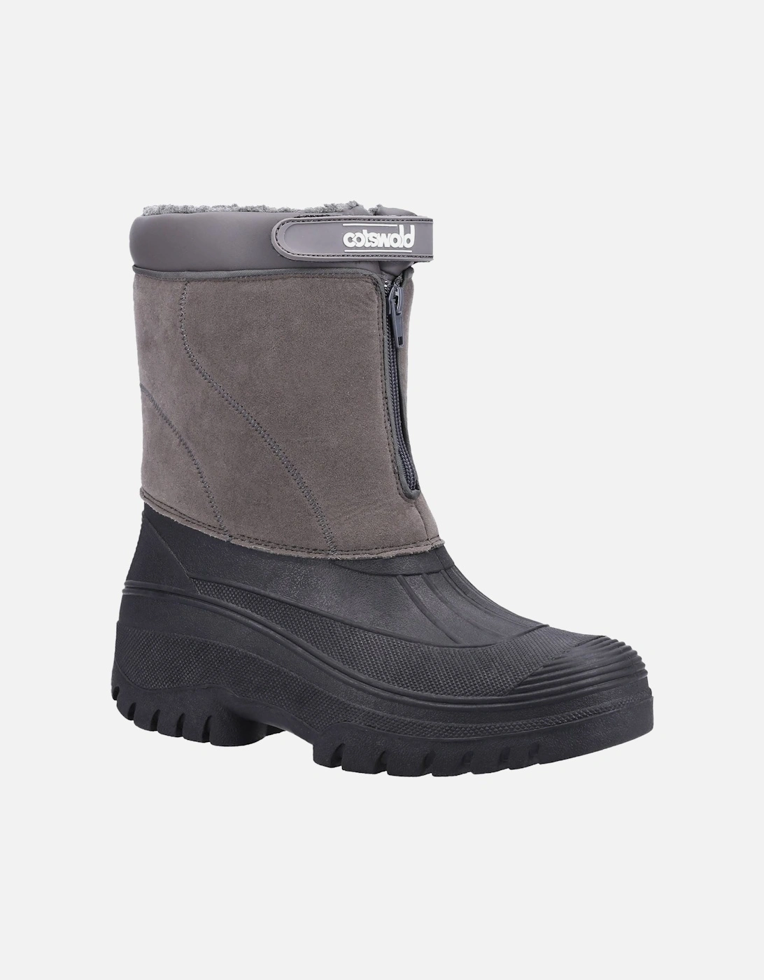 Venture Synthetic Grey Wellington Boots