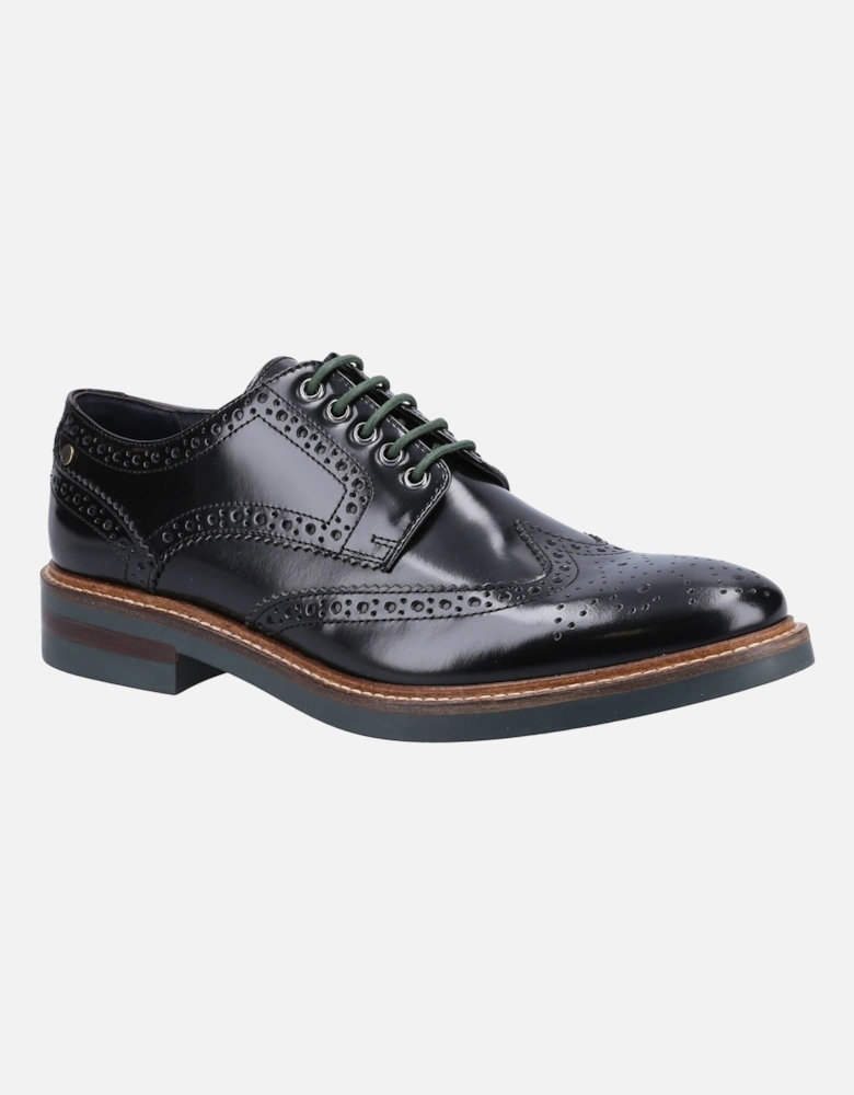 London Woburn Leather Men's Black Brogues Shoes