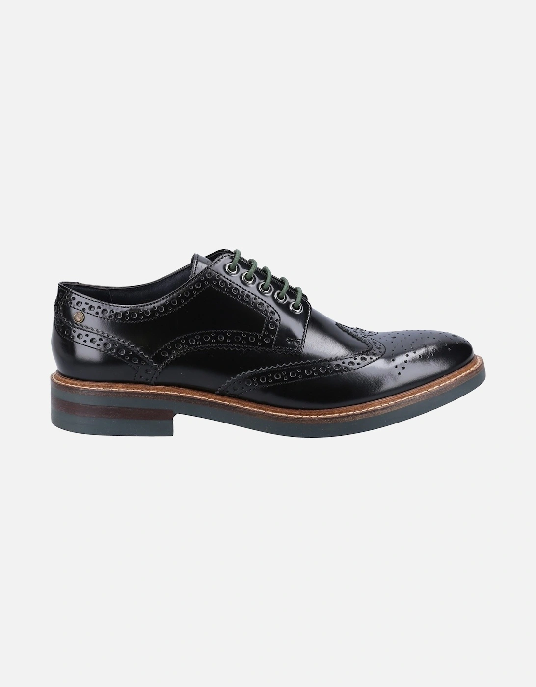 London Woburn Leather Men's Black Brogues Shoes