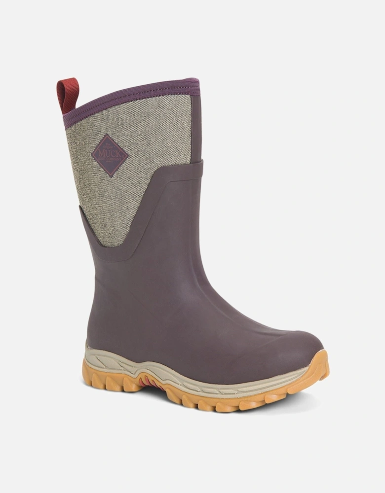 Muck Boots Arctic Sport Mid Rubber Wine Wellington Boots