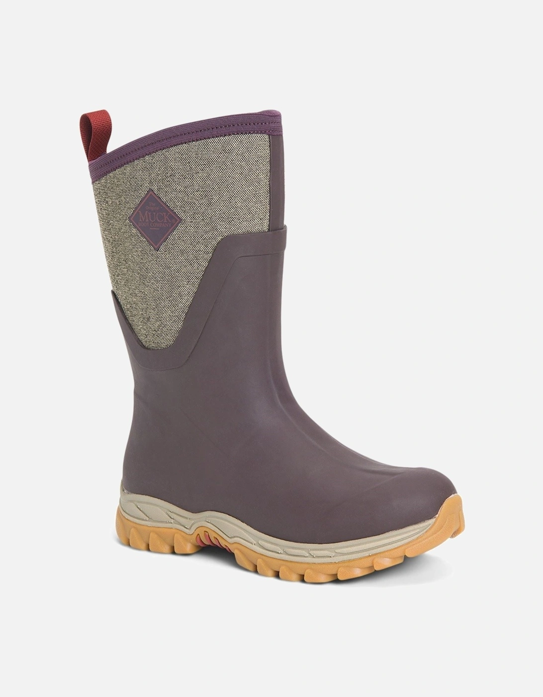 Muck Boots model Arctic Sport Mid Wellington Boots Female in Wine, 10 of 9