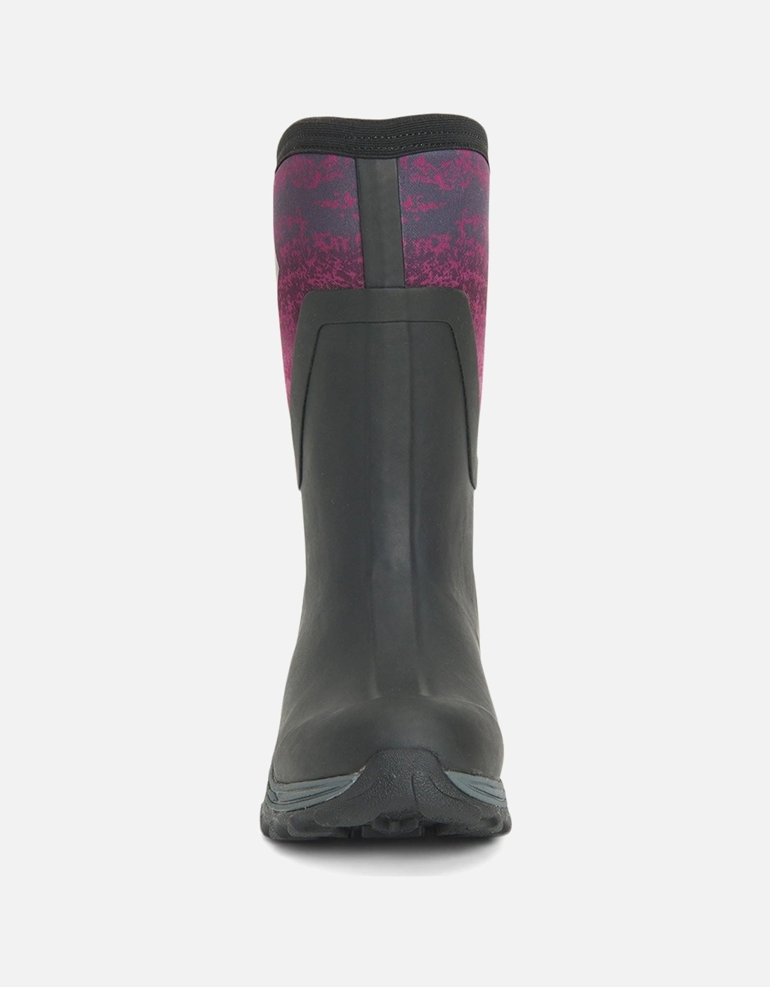 Muck Boots model Arctic Sport Mid Wellington Boots Female in Black/Magenta