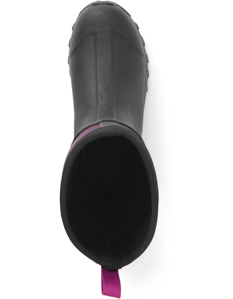 Muck Boots model Arctic Sport Mid Wellington Boots Female in Black/Magenta