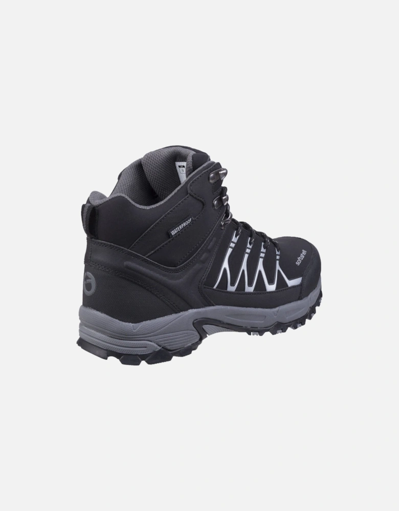 Abbeydale Mid Softshell & PU Men's Black/Grey Hiking Boots