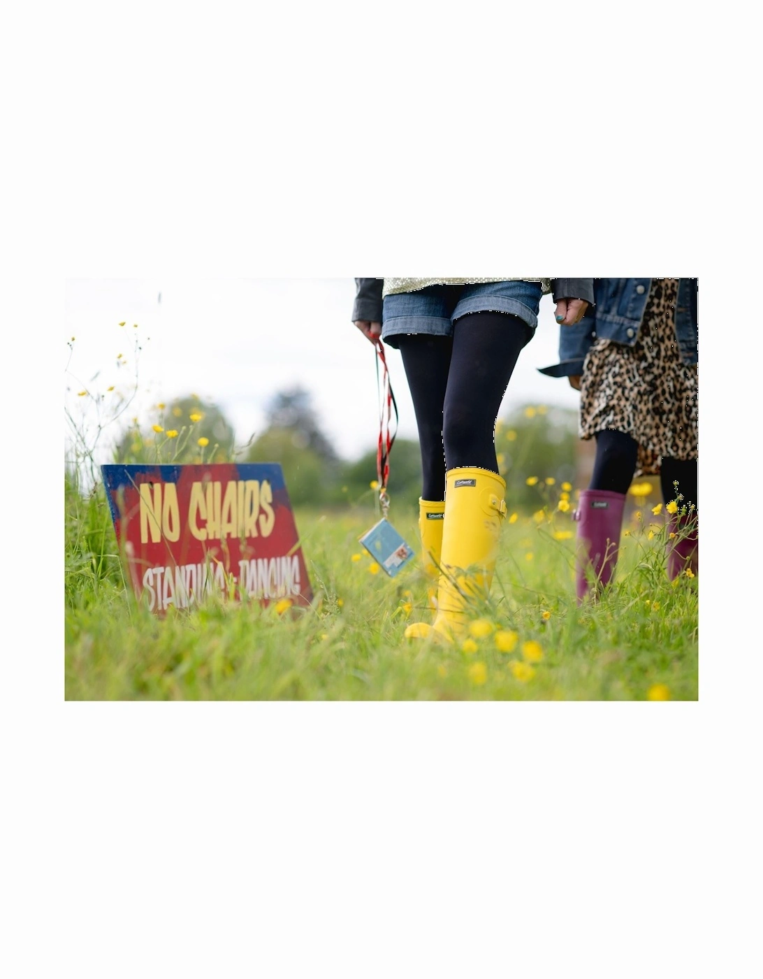 model Sandringham Wellingtons Female in Yellow