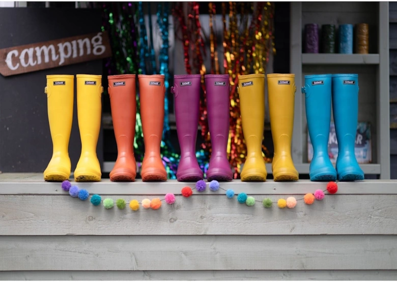 model Sandringham Wellingtons Female in Yellow