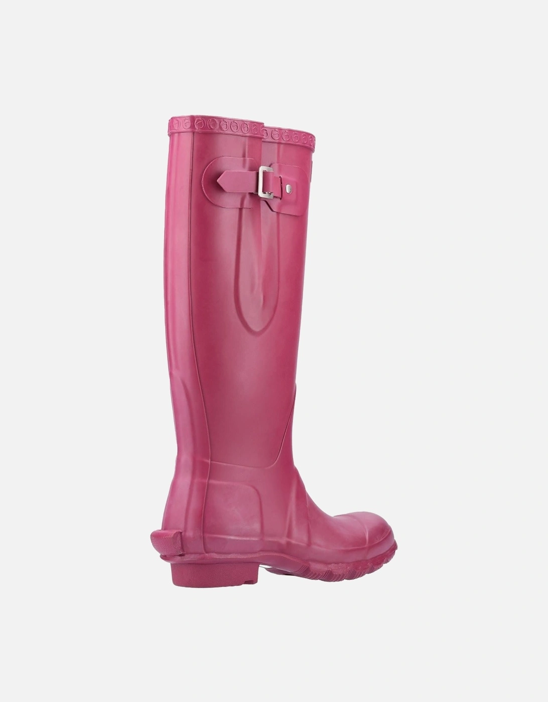 model Windsor Tall Wellington Boot Female in Berry