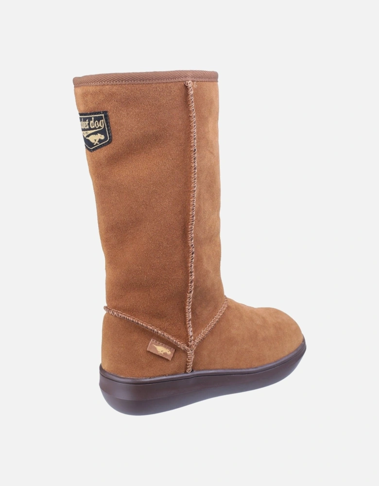 Sugardaddy Suede Women's Chestnut Boots