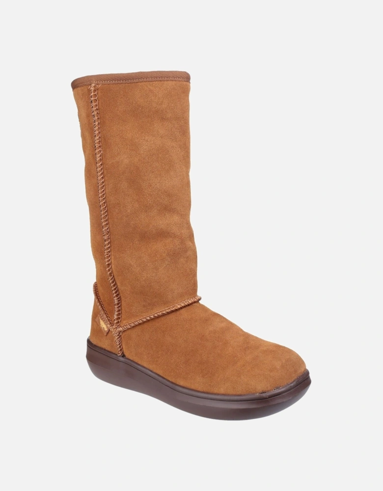 Sugardaddy Suede Women's Chestnut Boots