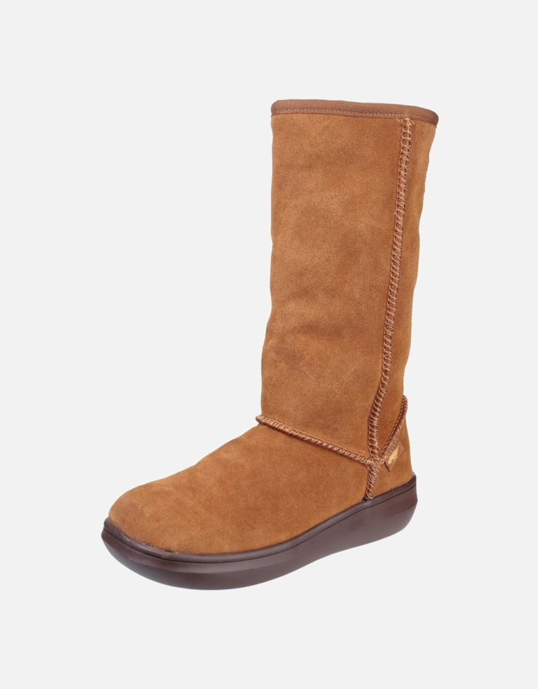 Sugardaddy Suede Women's Chestnut Boots