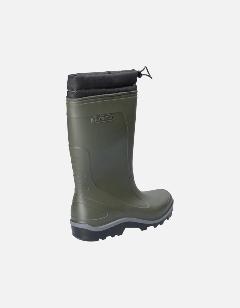 model Minchinhampton Lined Wellington Boot Unisex in Green