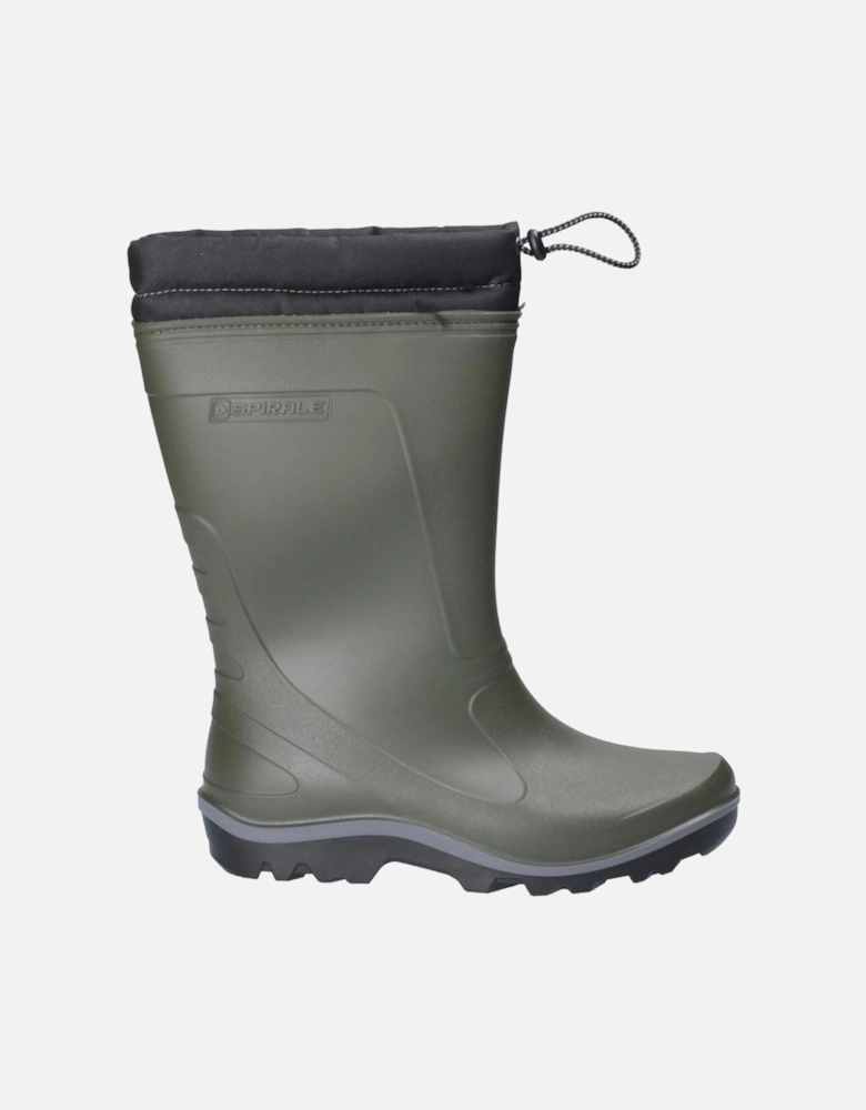 model Minchinhampton Lined Wellington Boot Unisex in Green