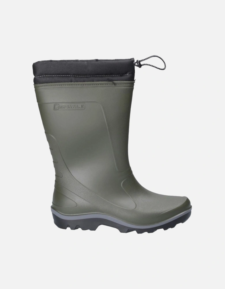 model Minchinhampton Lined Wellington Boot Unisex in Green