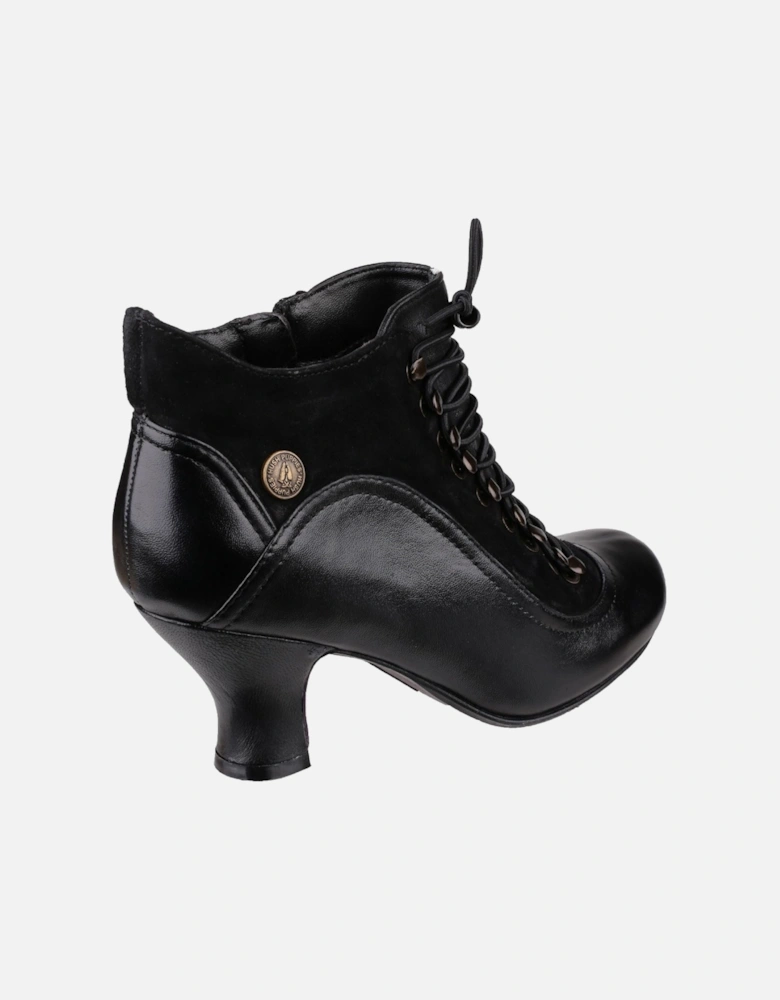 Vivianna Leather Women's Black Boots