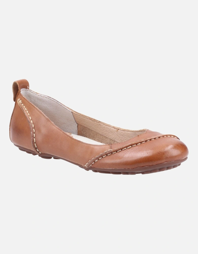 Janessa Leather Women's Tan Flats