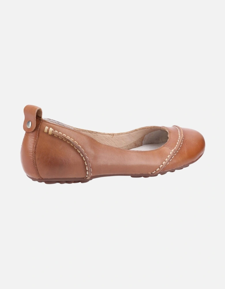 Janessa Leather Women's Tan Flats