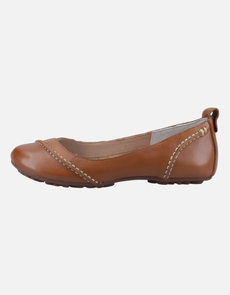 Janessa Leather Women's Tan Flats