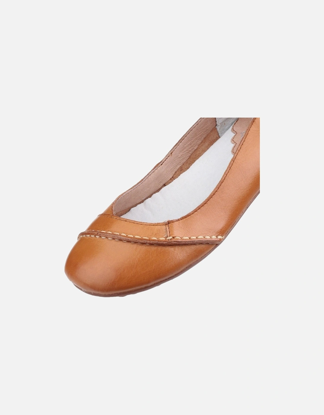 Janessa Leather Women's Tan Flats