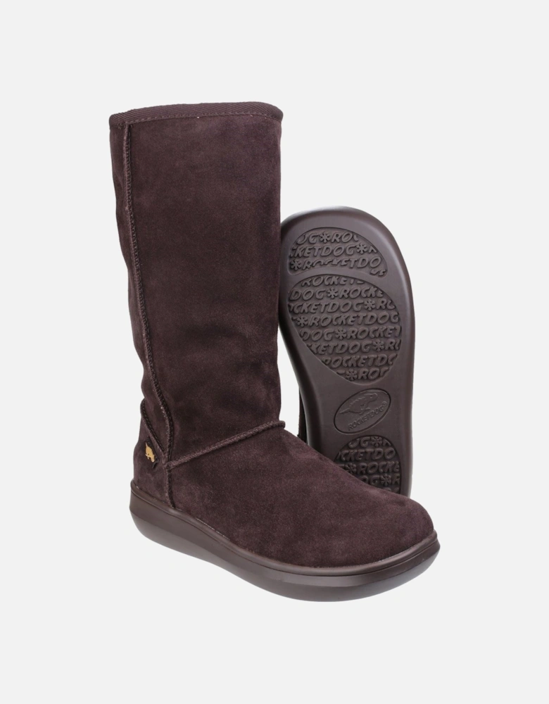 Sugardaddy Suede Women's Chocolate Boots