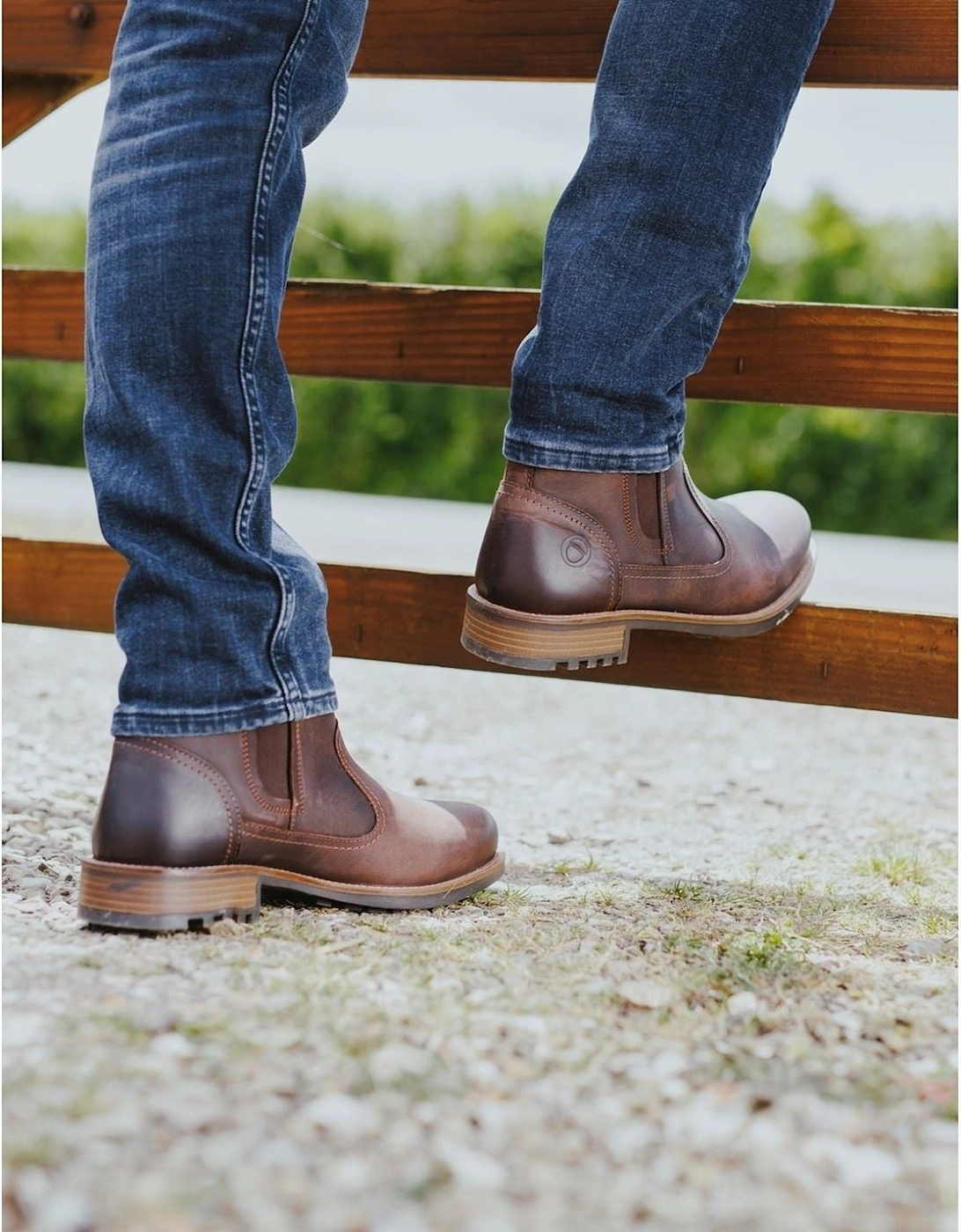 model Worcester Boot Male in Brown